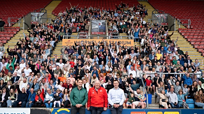 Everyone at Picnic on the Pitch event by Mornflake and HJ lea