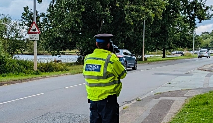 Trucam speed checks on Shrewbridge Road in Nantwich