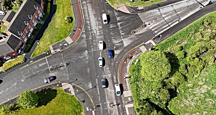 crossing works waterlode - image by Google maps