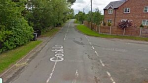 Van driver arrested after crashing into house near Nantwich