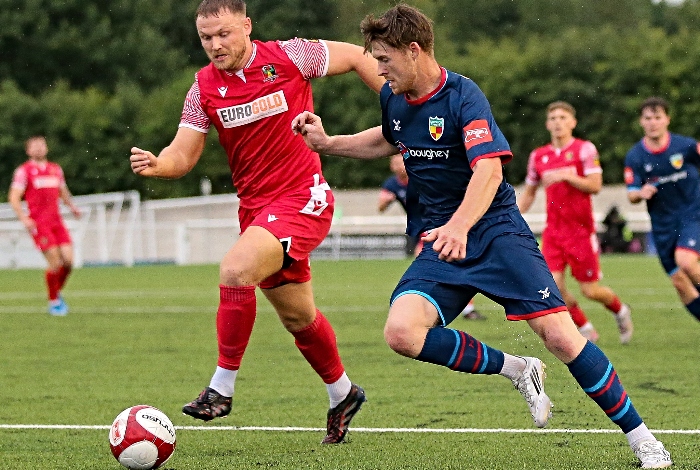 First-half - opposition players fight for the ball (1)