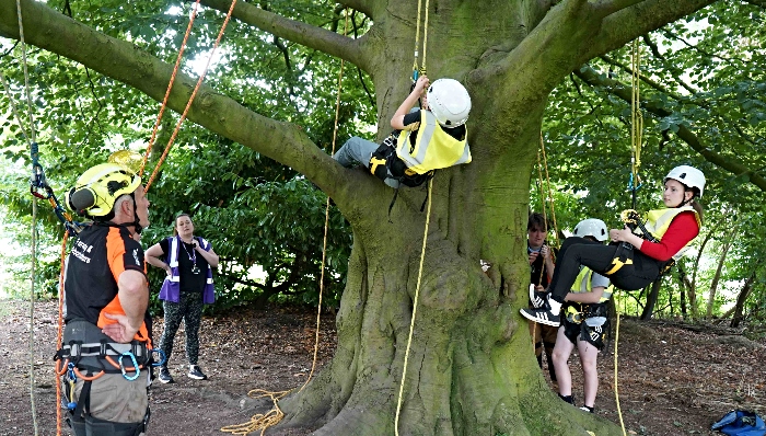 Forestry and Arb - pupils at Reaseheath taster day