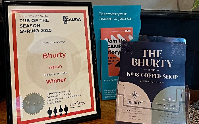 The Bhurty and No.18 coffee shop awards