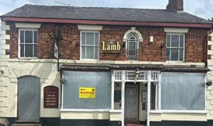 Village pub The Lamb in Willaston closed and boarded up