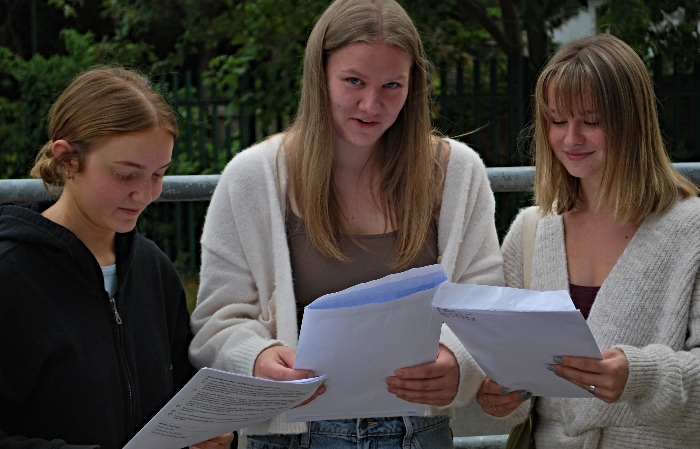 Brine Leas students collect GCSE results 2025 - pic 2