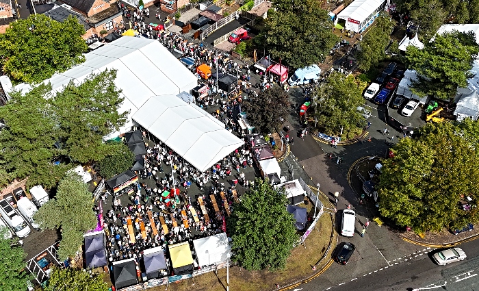 aerial food festival love lane