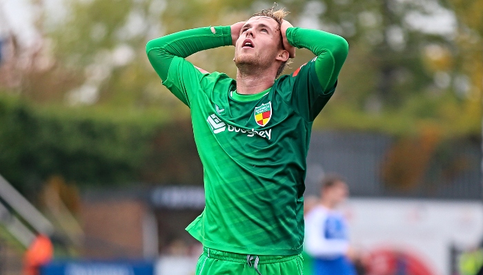 First-half - Joel Connolly rues a miss (1)
