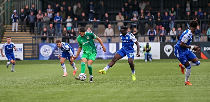 First-half - Kelvin Mellor on the ball (1)