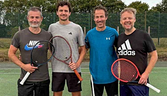 Players prior to the Open Doubles Final (1)