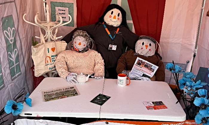 Right at Home scarecrows