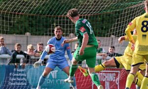 Second-half and Panter (centre) scores his second
