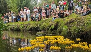 Hundreds enjoy Wistaston annual duck and model boat races