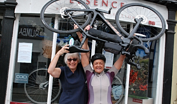 cycling target fundraiser farmers' wives