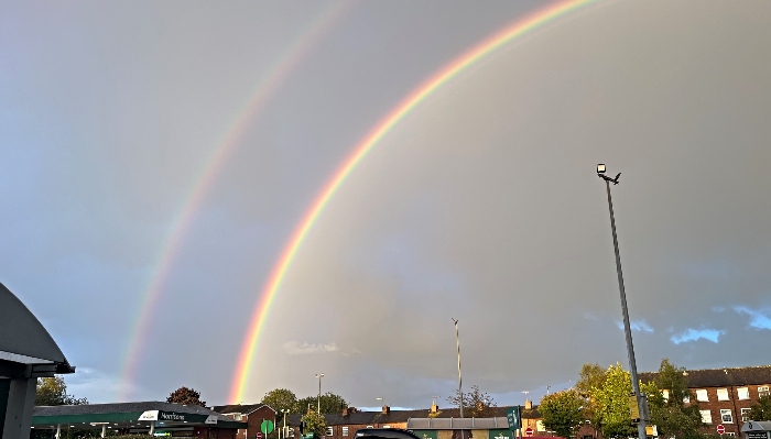 double rainbow - nantwich