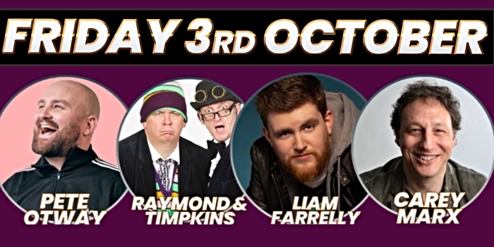 five top comedians for Nantwich show