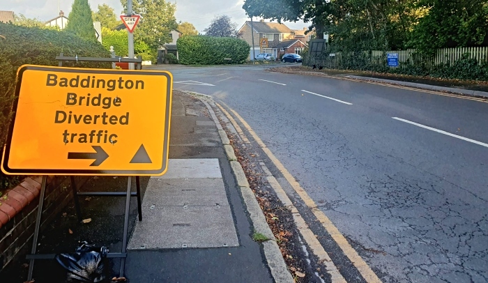 Baddington Bridge A530