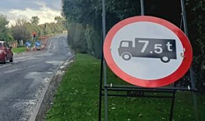 Baddington Bridge weight limit