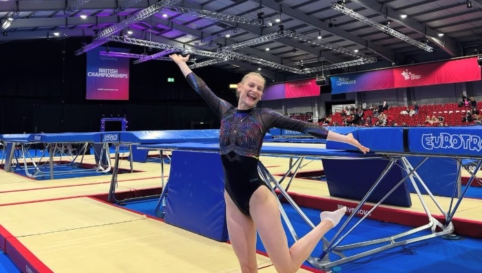Bryony Page at British Championships 2025 in Telford