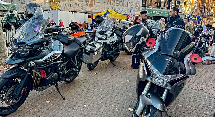 Publicity photo - Royal British Legion Riders Branch in the centre of Nantwich (1)