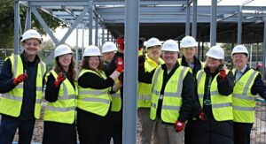 Families put mark on Nantwich’s new primary school