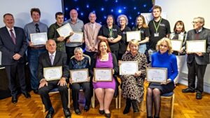 Big-hearted volunteers and groups honoured at Nantwich awards
