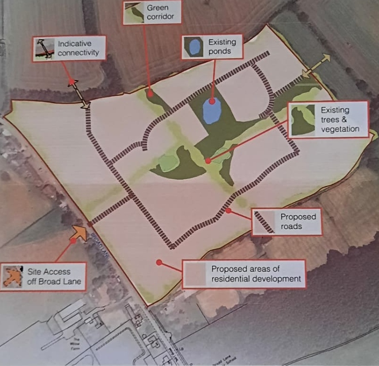 map of Seddon Homes plan