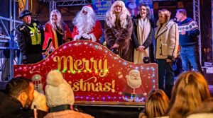 Thousands pack Nantwich town centre for Christmas Lights switch-on