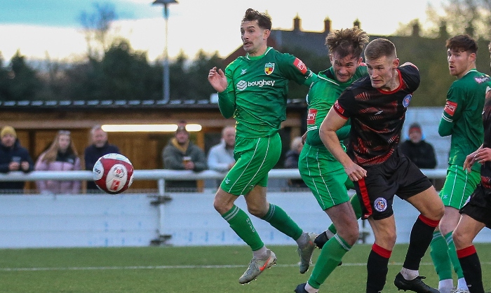 First-half - Dabbers score first - Josh Langley scores on his second home debut from a superb George Cooper free kick (1)