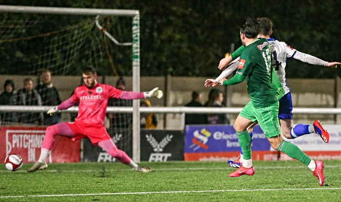 Second-half - Callum Saunders gets a consolation goal (1)