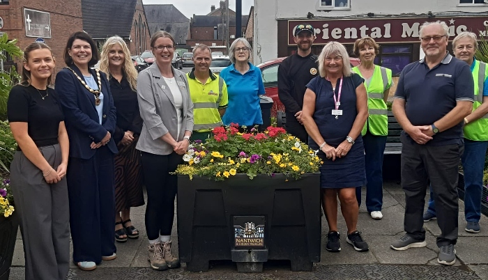 judging day in July - Nantwich in Bloom