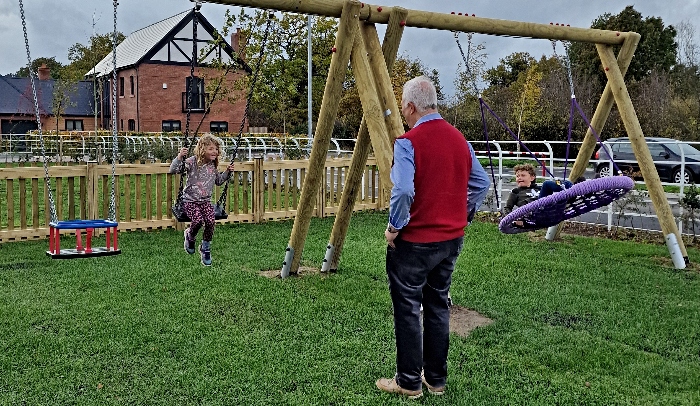 Alpraham village hall play area 1