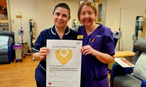 Christie accolade for cancer care at Leighton Hospital’s Macmillan Centre