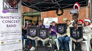 Nantwich Concert Band bringing festive cheer to the town