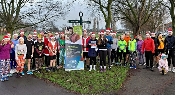 Participants in the Dabbers Dash December Santa Special (1)