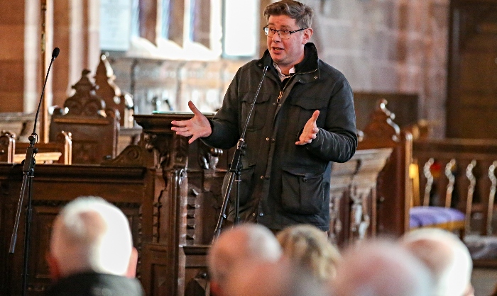 Publicity photo - local historian Mike Lea brings history to life (2) (1)