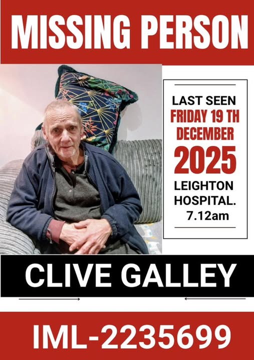 CLive Galley missing persons poster