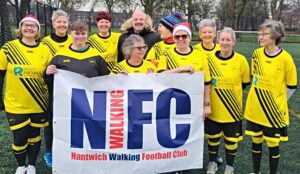 Nantwich Ladies Walking Football launch new kit deal