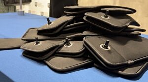 Phone pouches - phone-free schools campaign donation by Duke of Westminster