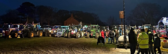 Tractor Run at start at Royal Oak