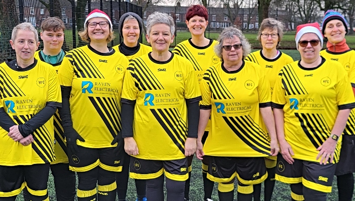 Walking Football Ladies team kit