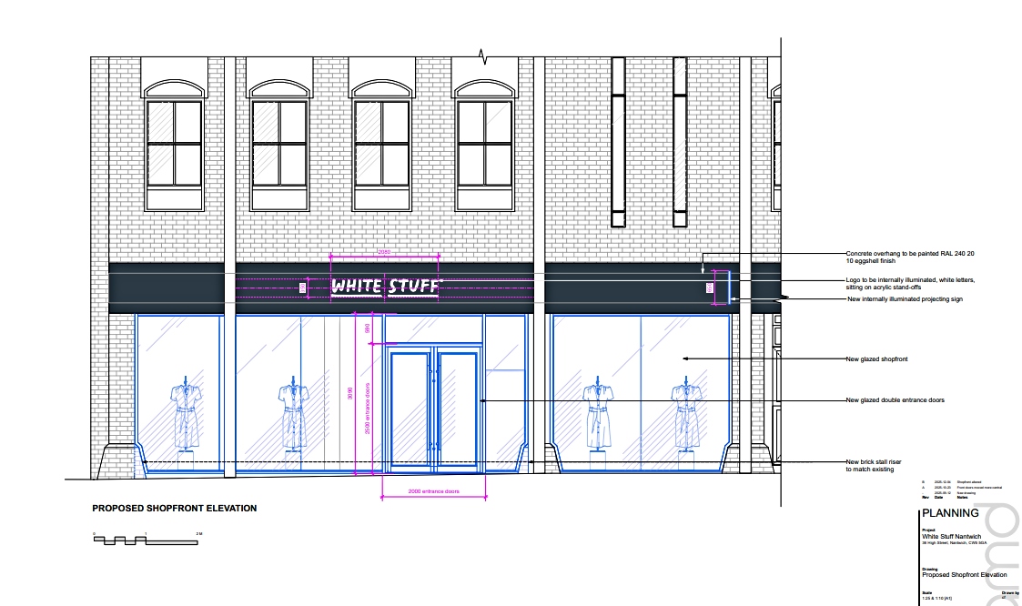 White Stuff store plan for Nantwich