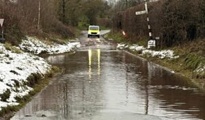 Floods near Marbury