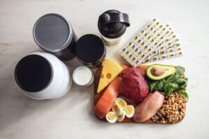 Protein supplements in a balanced diet