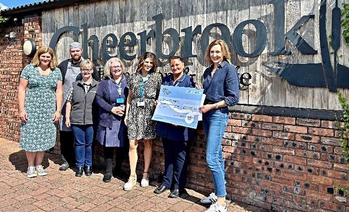 Cheerbrook cheque presentation - end of life