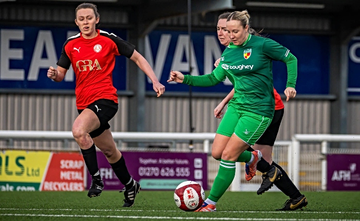 Nantwich Town Women beat Wirral Phoenix 6-1 - pic by Peter Robinson