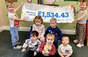 Stapeley nursery raises more than £1,500 for children’s hospice