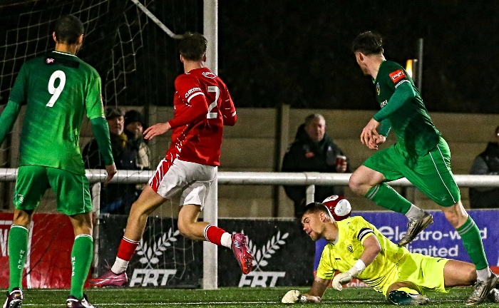Second-half - Dabbers consolation goal from Alex Panter (right) (1)