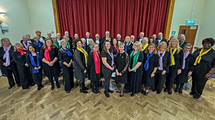 Wistaston Singers during the interval (1)