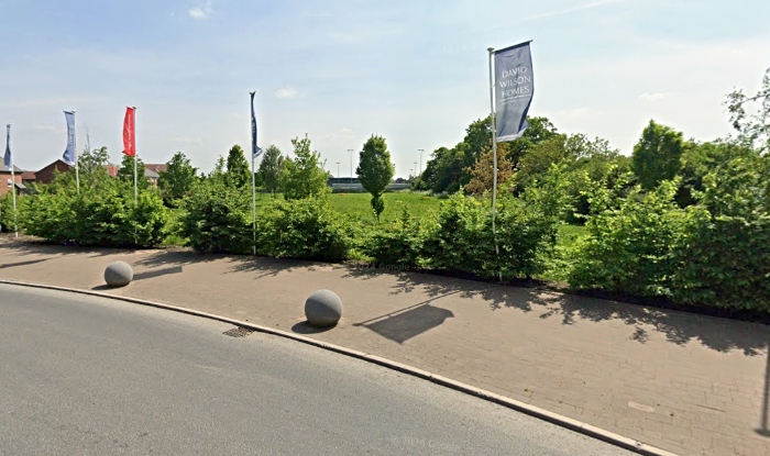 site of planned new food and retail unit
