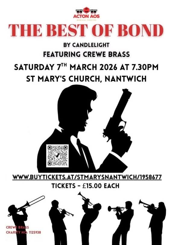 James Bond event by Acton AOS and Crewe Brass